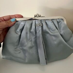 Lulu Townsend Satin Clutch with wristlet